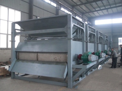 Jigger Machine For Mineral Separation